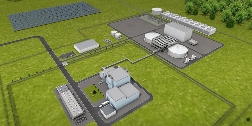 Visuel possible du surgénérateur refroidi au sodium de TerraPower.