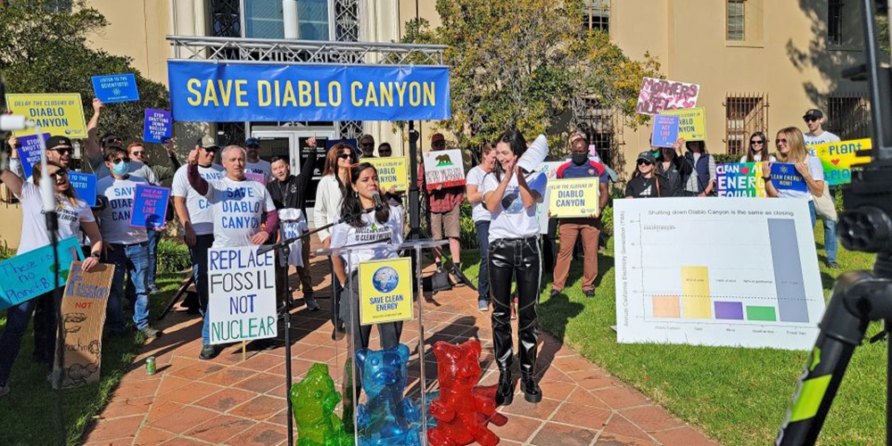 Manifestation en faveur de Diablo Canyon