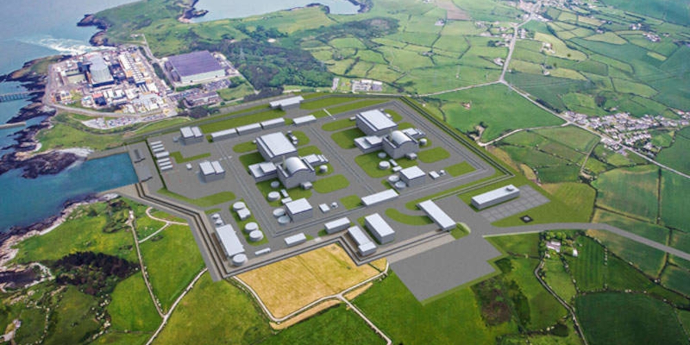 Représentation des plans initiaux à Wylfa