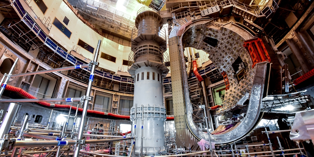 Le premier des neufs secteurs de la chambre à plasma d'Iter