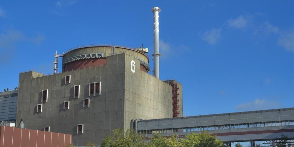 La tranche 6 de la centrale nucléaire de Zaporijia en Ukraine