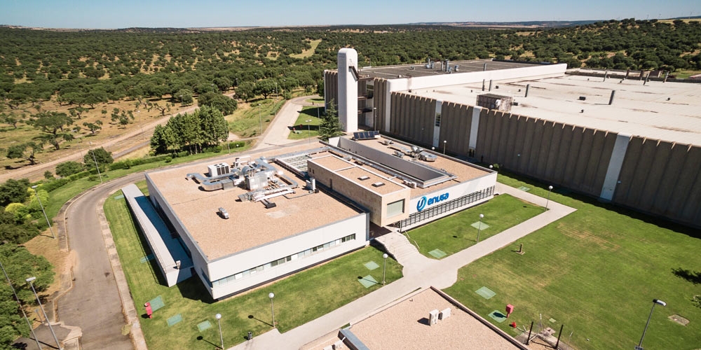 Usine de production d'Enusa à Juzbado