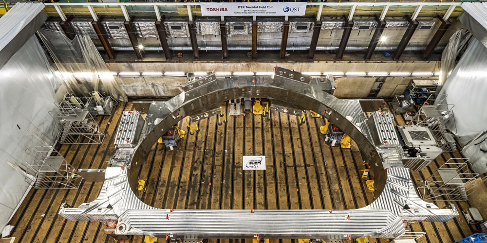  Une bobine de champ toroïdal pour Iter