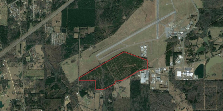 Karte Northeast Alabama Regional Airport