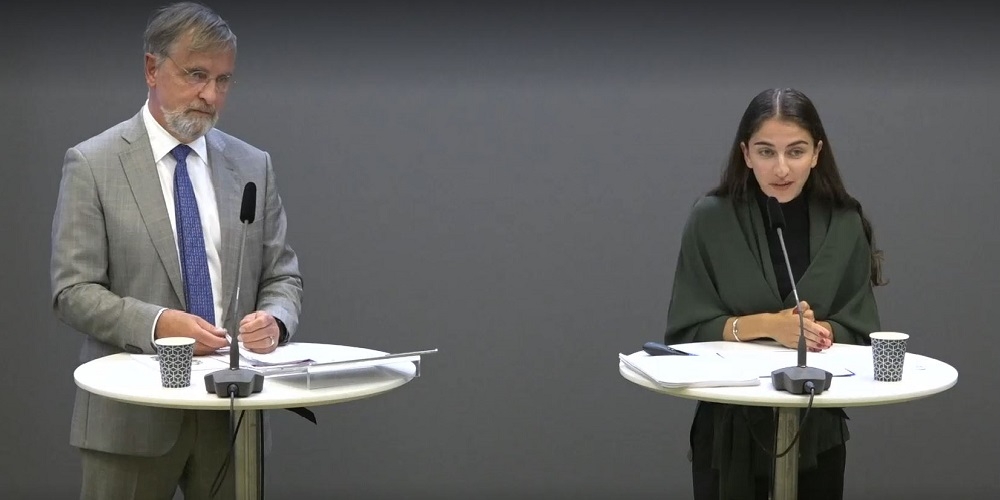 Michael Knochenhauer und Romina Pourmokhtari