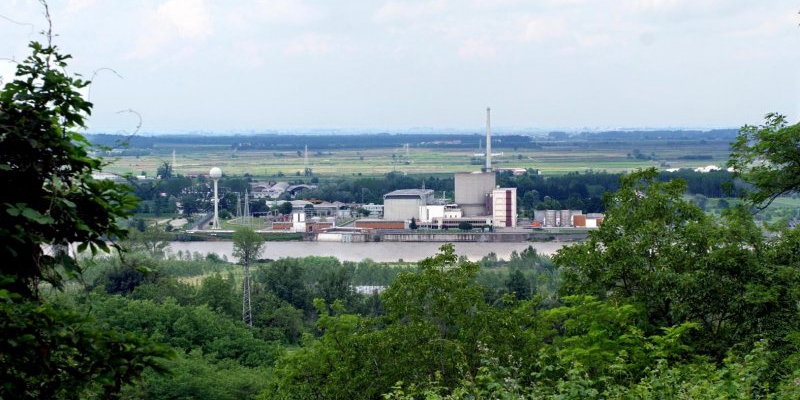 Das stillgelegte Kernkraftwerk Trino in Italien