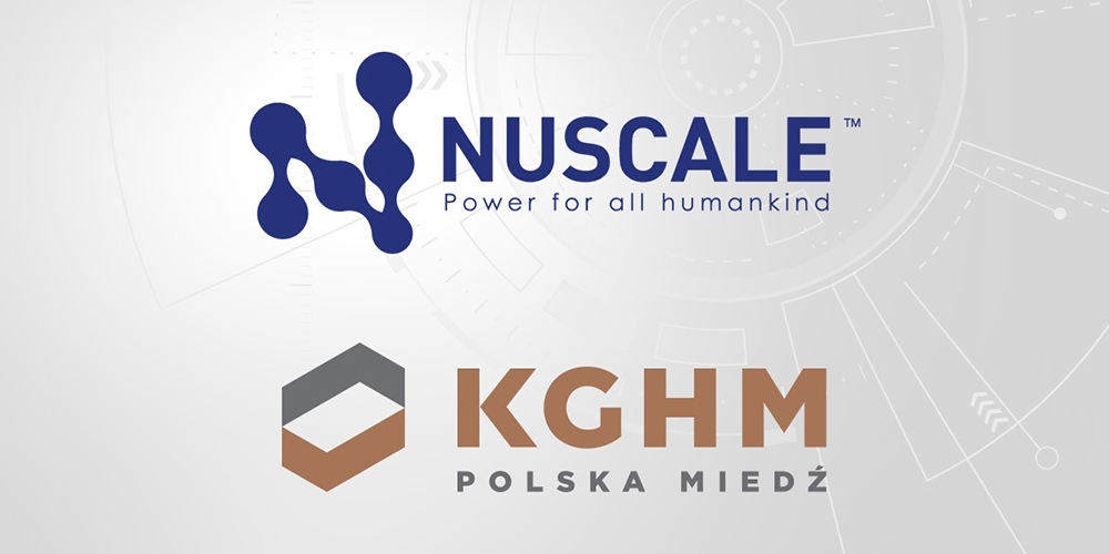Logos von NuScale und KGHM