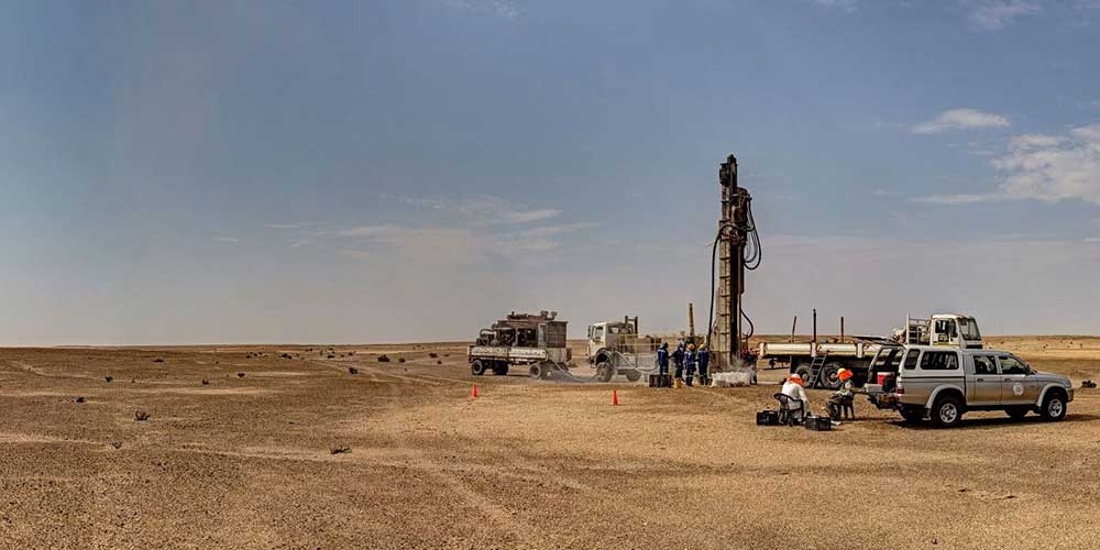 La mine d'uranium de Tumas en Namibie