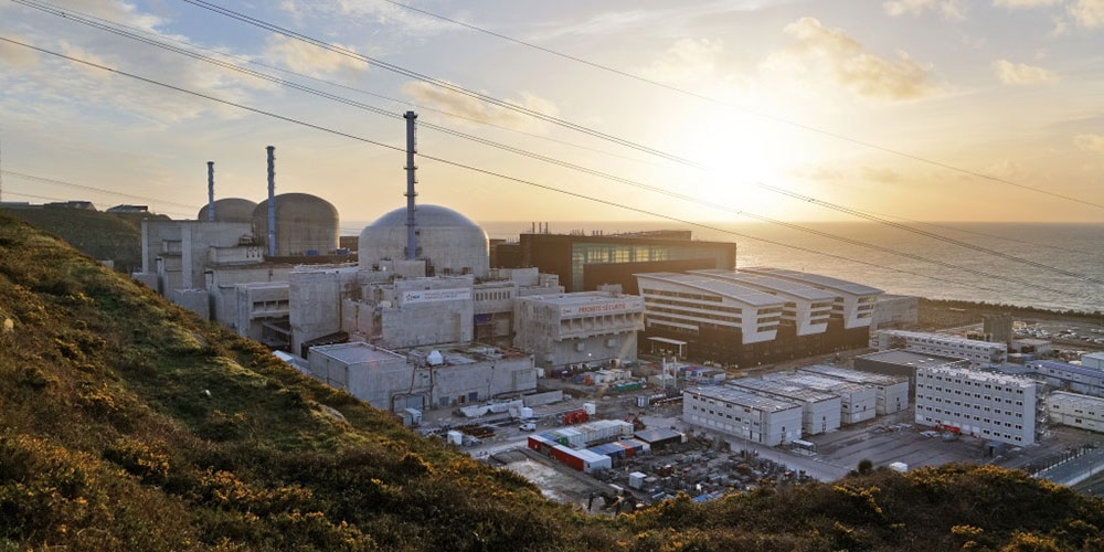 Centrales nucléaires de Flamanville-1, -2 et -3 en France