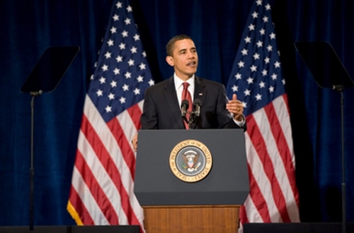 Barack Obama: «Nous ne pouvons pas simplement balayer l&#39;énergie nucléaire du revers de la main.»