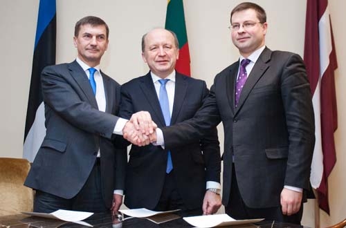 Les chefs des gouvernements d&#39;Estonie, de Lettonie et Lituanie soutiennent à fond le projet de construction à Visaginas.