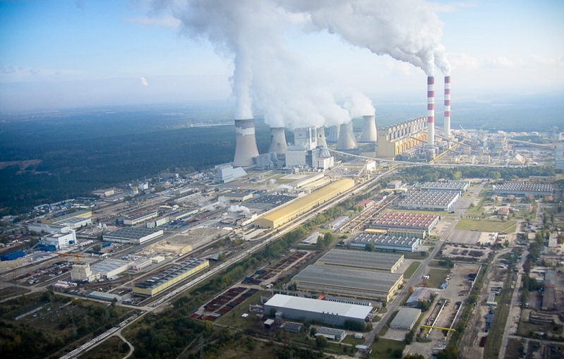 Le site de la centrale au charbon de Belchatow, dans le centre de la Pologne, pourrait accueillir une centrale nucléaire.