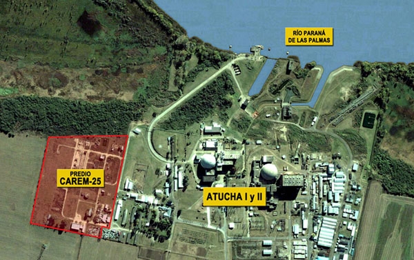 Le prototype de petit réacteur modulaire argentin Carem-25 sera construit à côté de la centrale nucléaire d’Atucha.