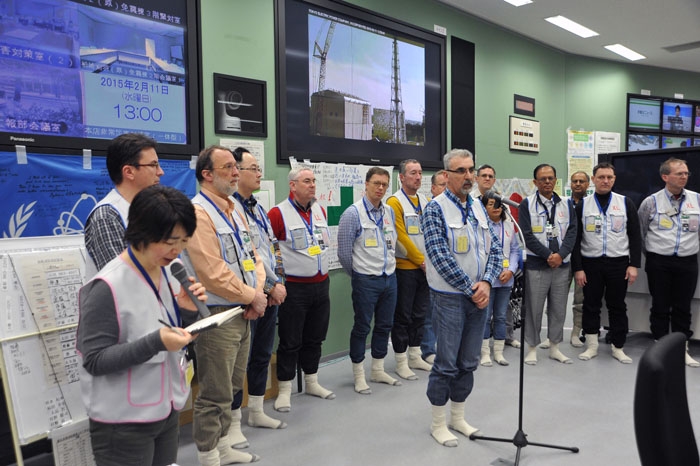Une équipe de l’AIEA, sous la direction de Juan Carlos Lentijo, a examiné pour la troisième fois les progrès accomplis dans les travaux de déblaiement, de démantèlement et de nettoyage de la centrale nucléaire de Fukushima-Daiichi.