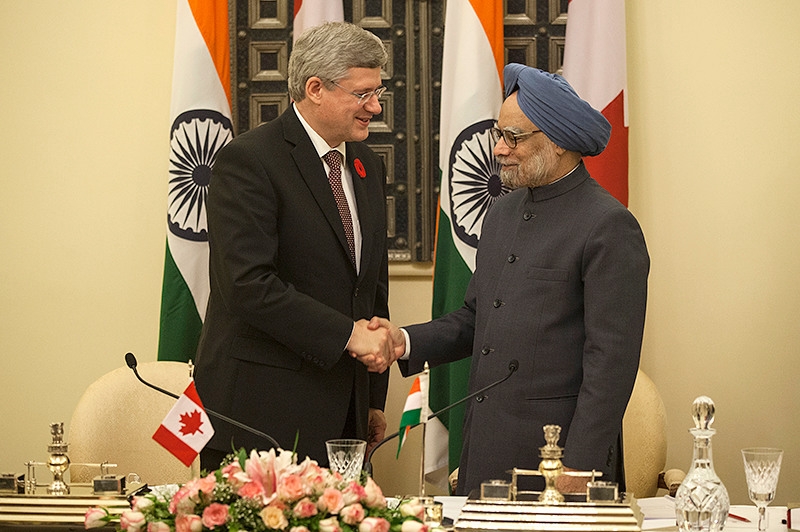 Le Premier ministre canadien, Stephen Harper, et le chef du gouvernement indien, Manmohan Singh, ont signé un accord administratif dans le domaine de la collaboration nucléaire.