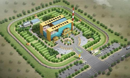 Illustration du premier réacteur de recherche projeté en Jordanie