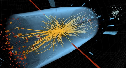 Experimente am Cern beobachteten im Sommer 2012 ein bisher nicht bekanntes Teilchen, dessen Eigenschaften mit den erwarteten Eigenschaften des Higgs-Teilchens übereinstimmen.