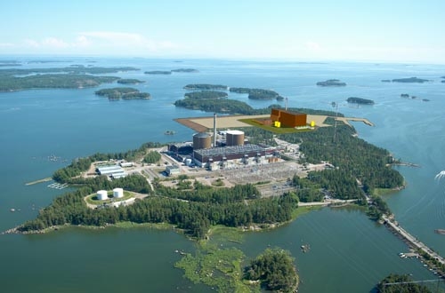 Die Fortum will am Standort Loviisa ein drittes Kernkraftwerk bauen (Fotomontage eines Siedewasserreaktors).