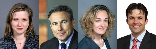 Keine Überraschungen von den Ständeratskandidaten: Christa Markwalder (FDP) und Adrian Amstutz (SVP) sind für neue KKW, Ursula Wyss (SP) und Marc Jost (EVP) dagegen.