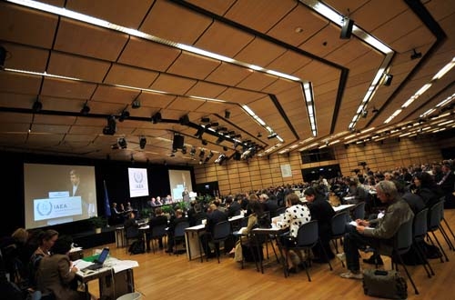 Les ministres ont adopté une déclaration lors de la conférence ministérielle  sur la sûreté nucléaire de l&#39;Agence internationale de l&#39;énergie atomique (AIEA) de juin 2011.