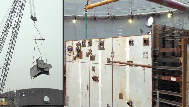 Am 6. Dezember 2014 wurde das Modul CA-05 ins Reaktorgebäude von Virgil C. Summer-2 gesetzt.