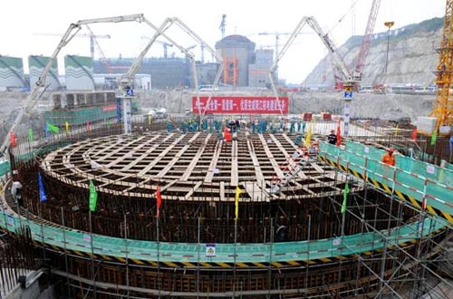 Seit dem 15. November 2010 ist Yangjiang-3 offiziell im Bau.