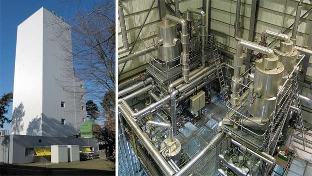 L'installation d'essai d'un circuit primaire d'Erlangen, unique en son genre, permet aux ingénieurs d'étudier le comportement thermohydraulique des réacteurs à eau sous pression.