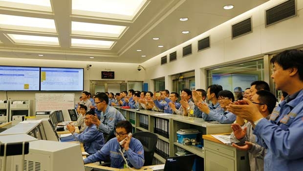 La tranche 1 de la centrale nucléaire chinoise de Fangchenggang a délivré pour la première fois de l’électricité sur le réseau le 25 octobre 2015. Actuellement, 29 tranches nucléaires sont en exploitation en Chine.