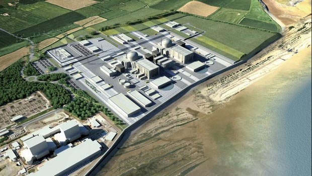 Voici comment pourrait se présenter la centrale nucléaire de Hinkley Point C dans le district du Somerset, dans le sud-ouest de l'Angleterre.