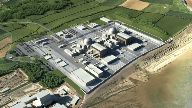 Erste Neubaubewilligung seit 25 Jahren in Grossbritannien: Das bewilligte Kernkraftwerk Hinkley Point C soll 7% des gegenwärtigen britischen Strombedarfs decken.