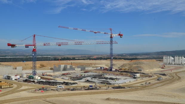 Die Beschaffung für das Fusionskraftwerk Iter läuft auf Hochtouren. Im Bild die Iter-Baustelle am 17. September 2012.