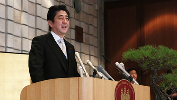 Shinzo Abe, Premier ministre du Japon, entend opter pour un nouveau mix énergétique dans les dix ans.