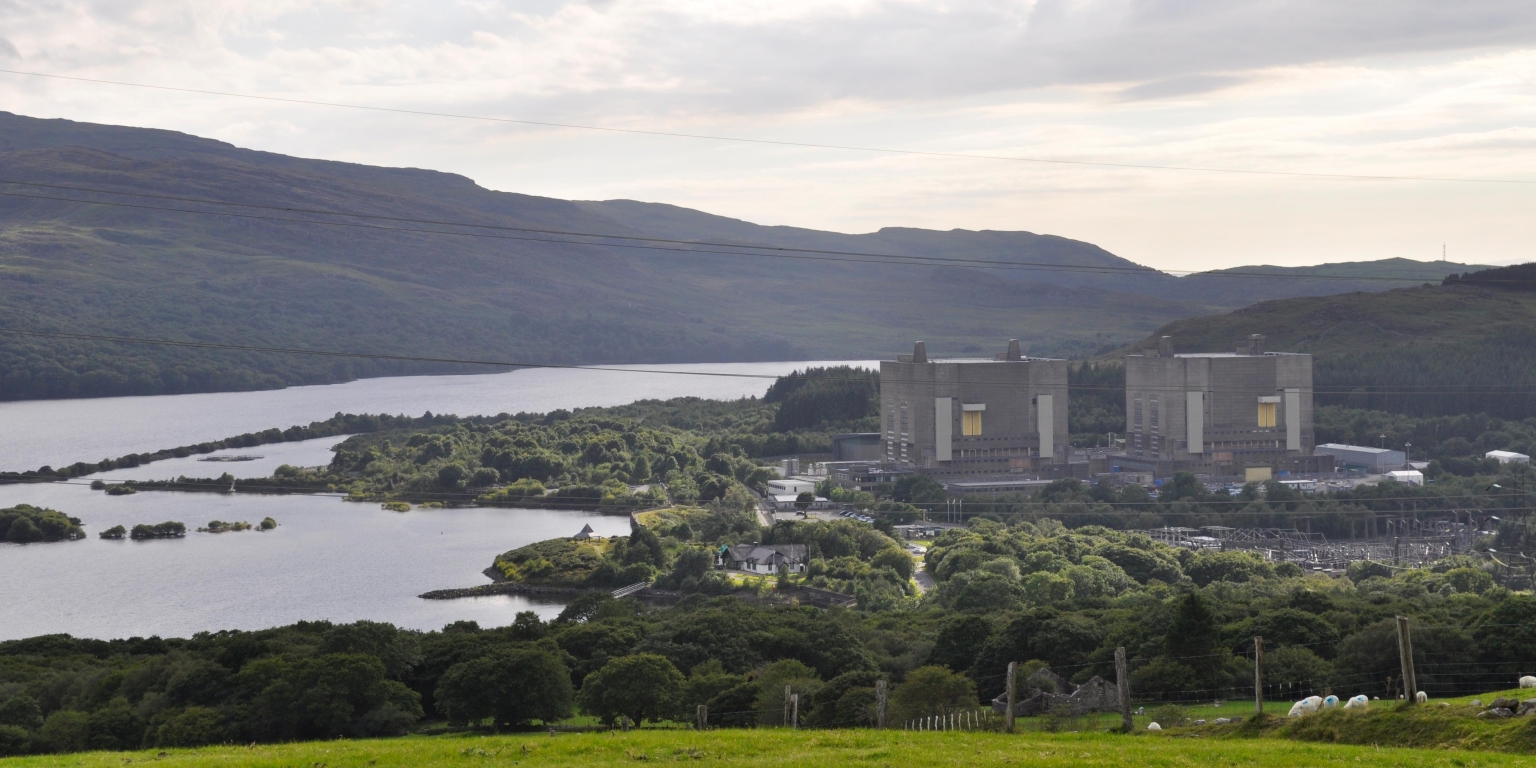 La centrale nucléaire de Trawsfynydd dans le nord du Pays de Galles