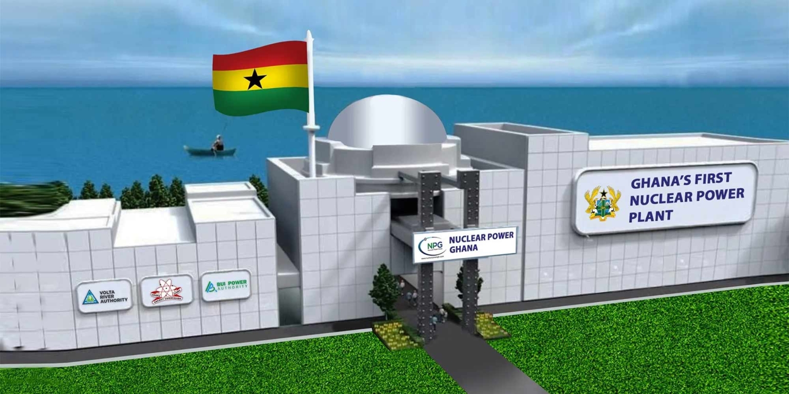 Symbolbild des ersten Kernkraftwerks in Ghana.