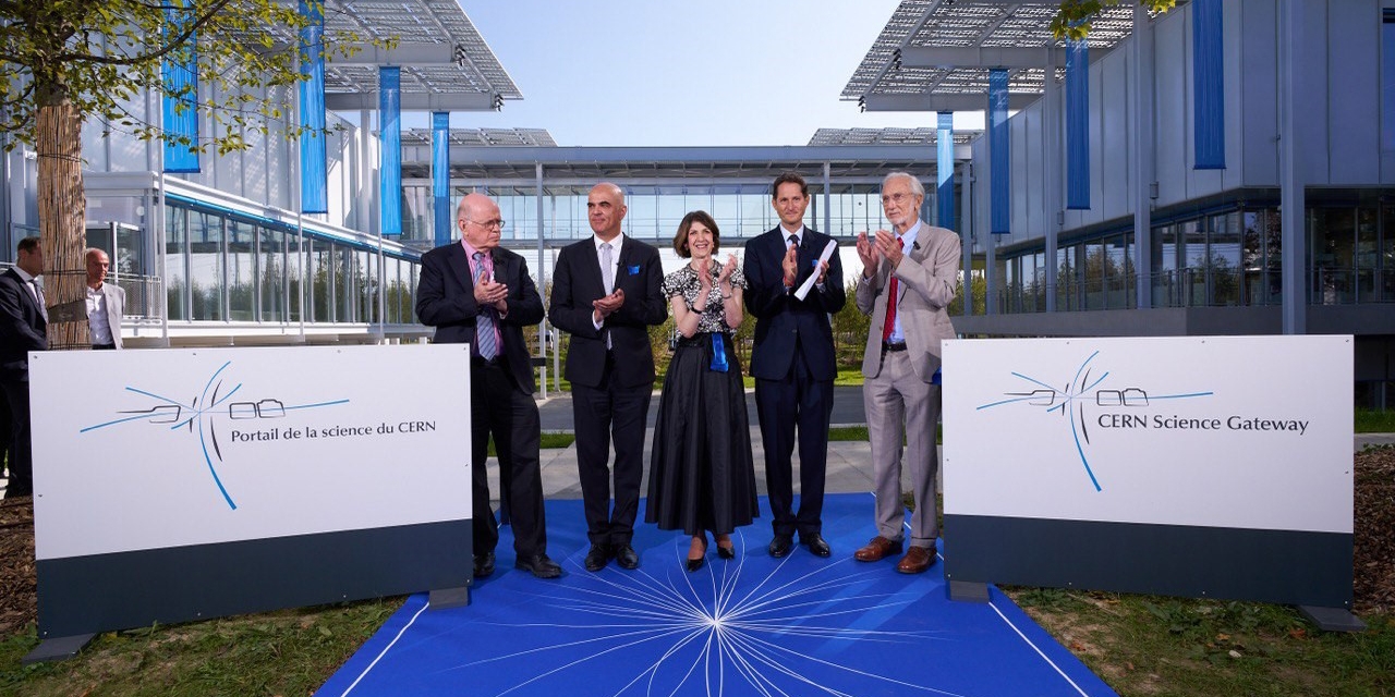 Inauguration du centre de communication grand public du Cern