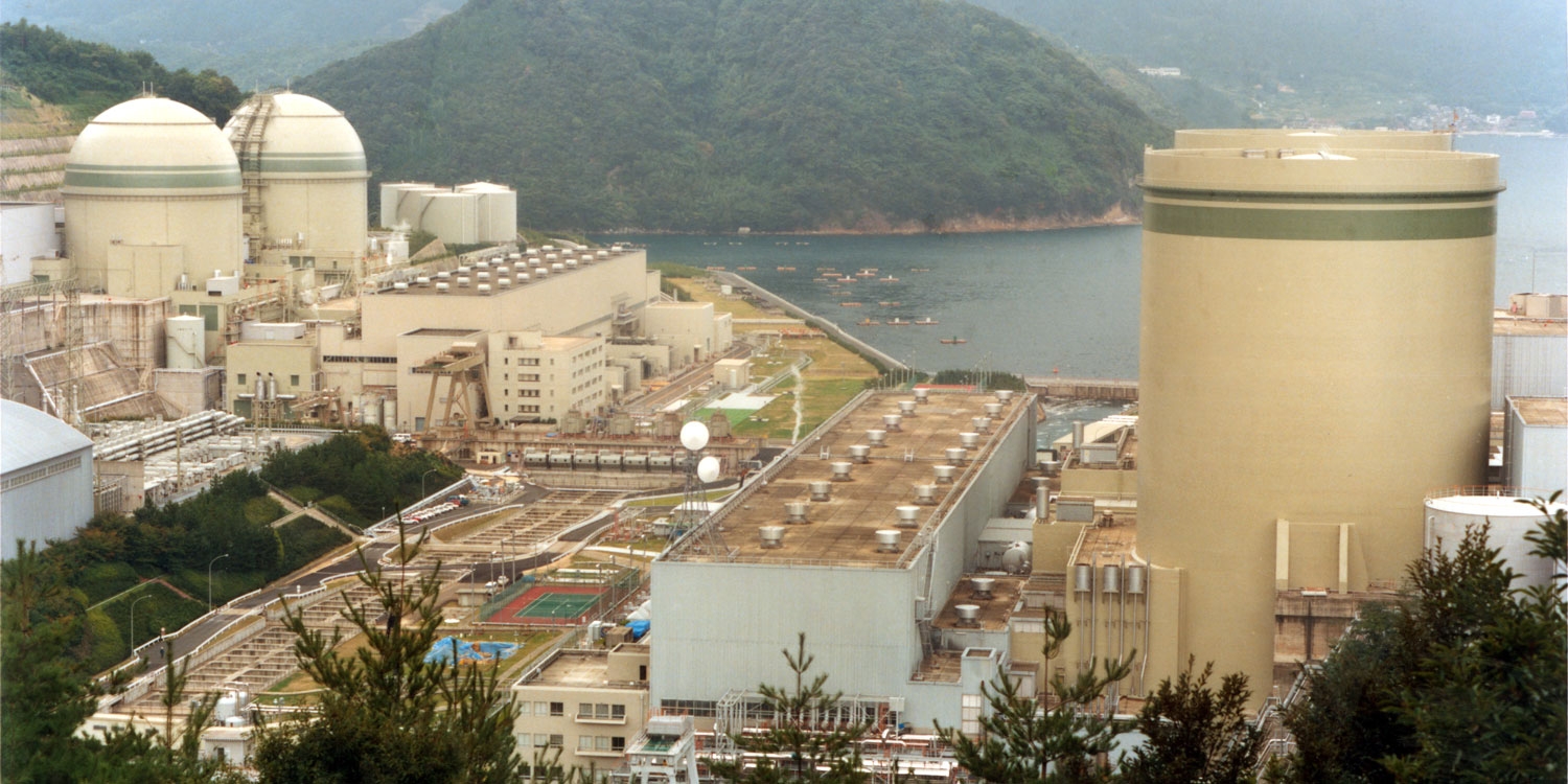 Das Kernkraftwerk Takahama in Japan