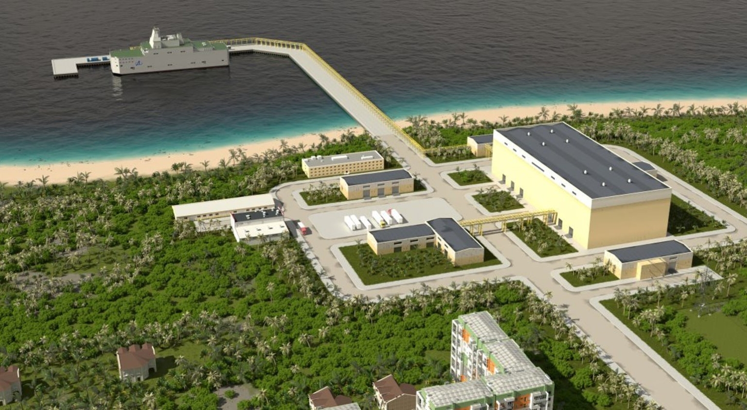 Das geplante neue schwimmende Kernkraftwerk soll mit zwei RITM-200M-Reaktoren ausgerüstet werden.