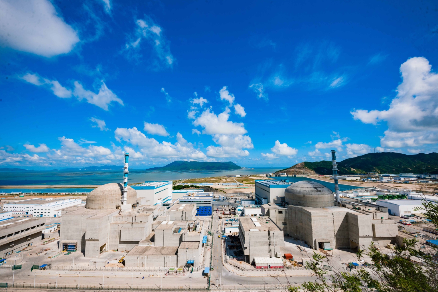 Deux réacteurs EPR produisent de l’électricité depuis fin juin 2019 sur le site de Taishan, dans la province chinoise de Guangdong. Ils offrent à eux deux une puissance de 3300 MW.