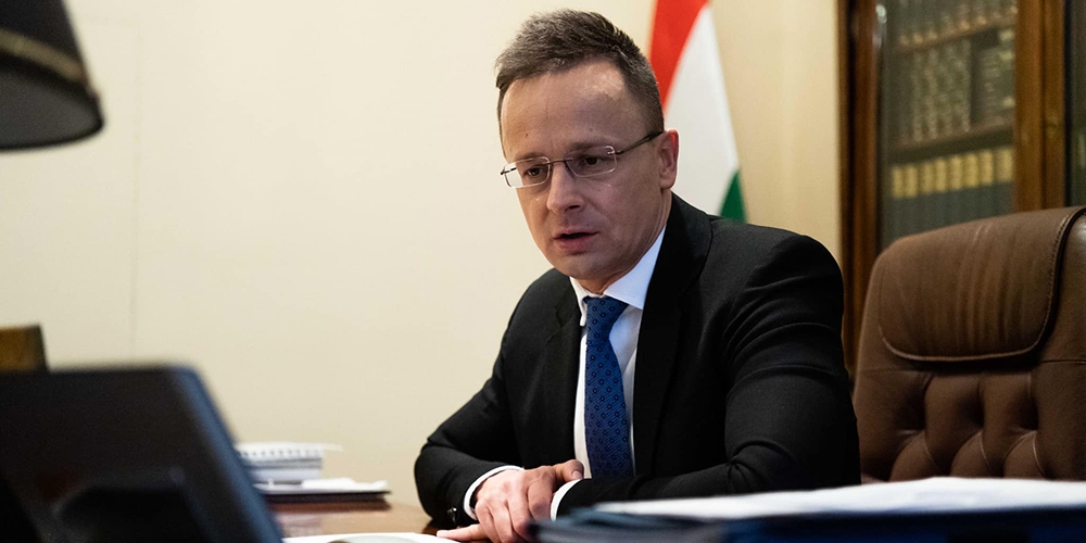 Der ungarische Aussenminister Peter Szijjarto 