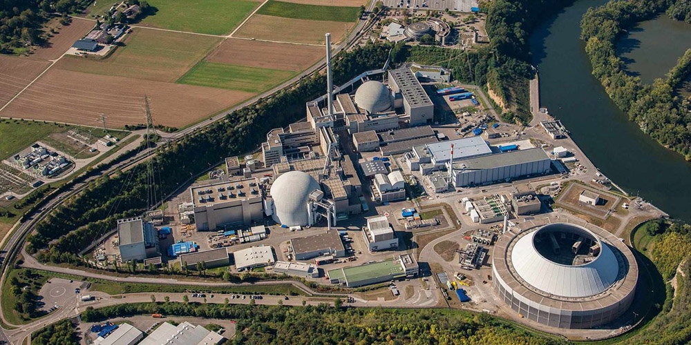 Block 2 des Kernkraftwerkes Neckarwestheim