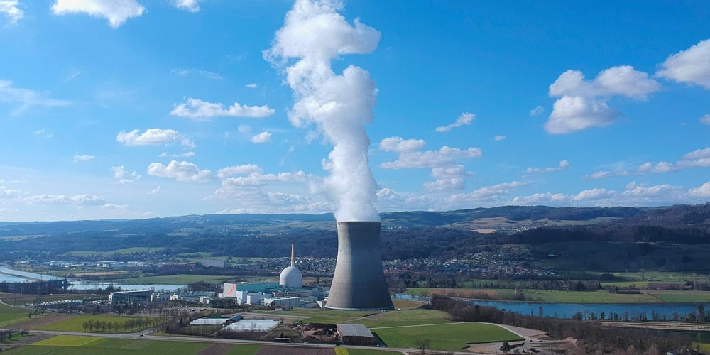 La centrale nucléaire  de Leibstadt