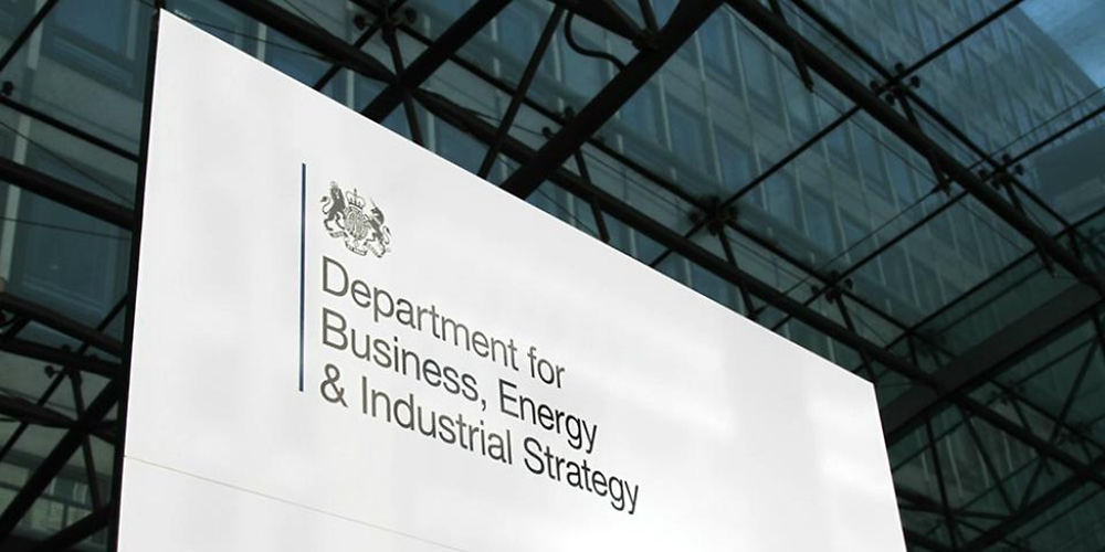 Gebäude des britischen Department for Business, Energy and Industrial Strategy (BEIS) 