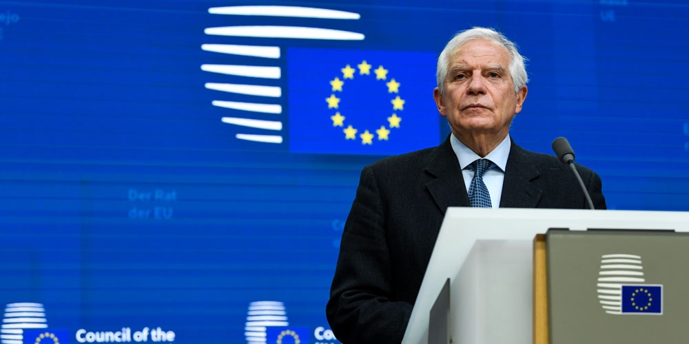 Le représentant de l'UE pour les affaires étrangères Josep Borrell Fontelles 