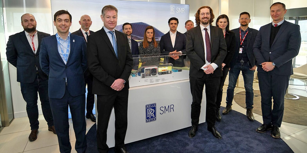 Signature de la déclaration d'inention entre Rolls-Royce SMR et Industria