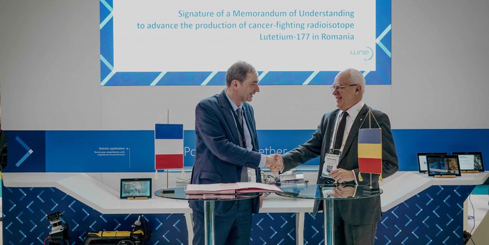 Signature d'un accord sur le lutetium