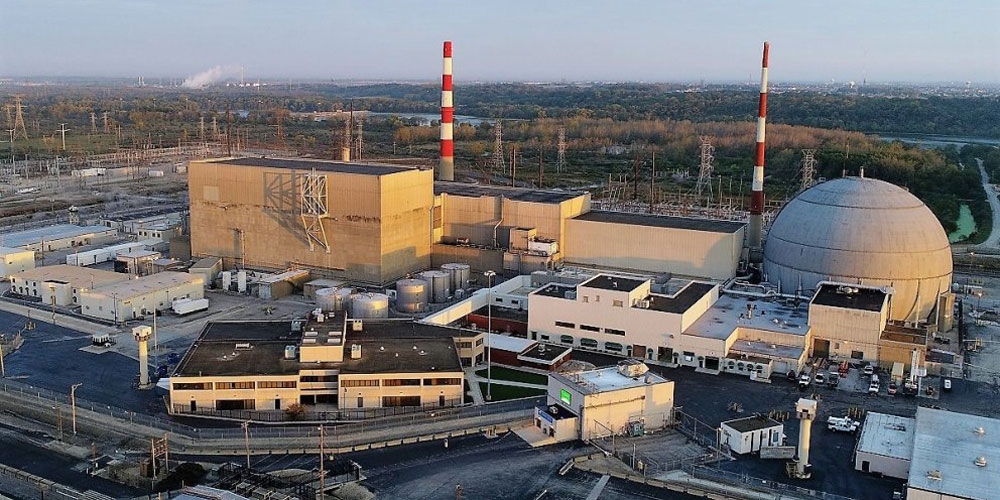 La centrale nucléaire de Dresden aux États-Unis