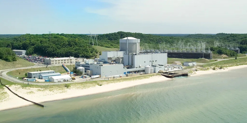 Das Kernkraftwerk Palisades in Michigan