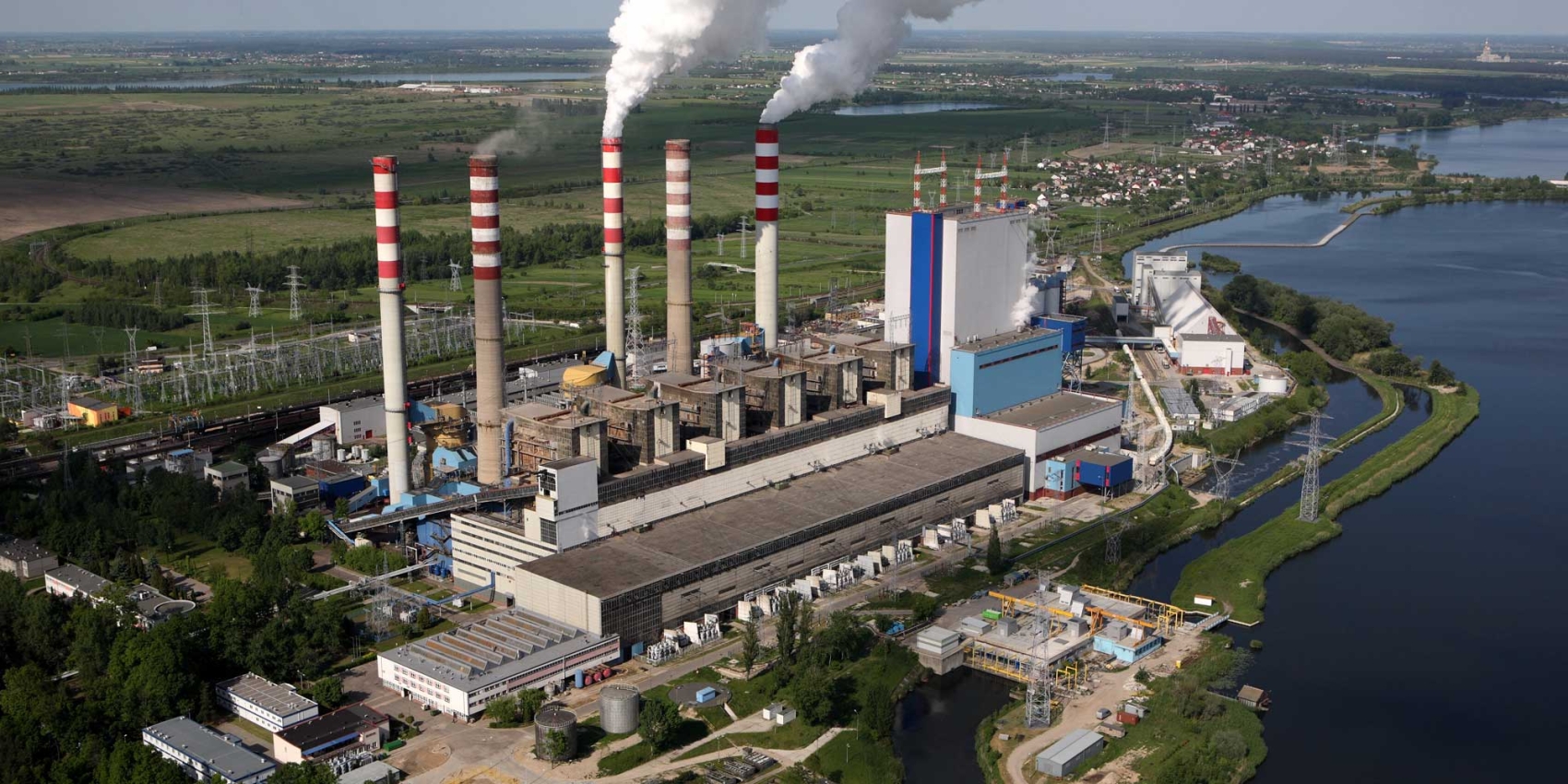 Centrale au lignite à Patnow, en Pologne