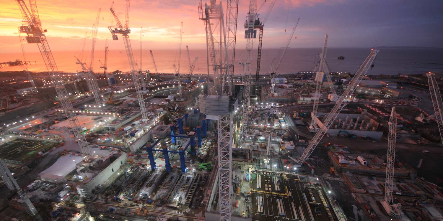 Hinkley Point C en construction