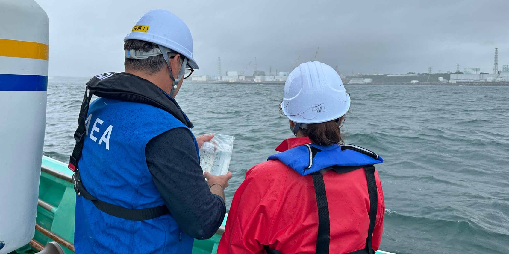 La prélèvement d’échantillons d’eau de mer